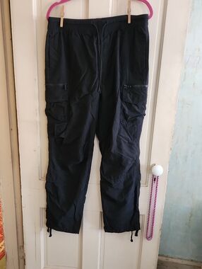 Aeropostale Black Women's Cargo Joggers
